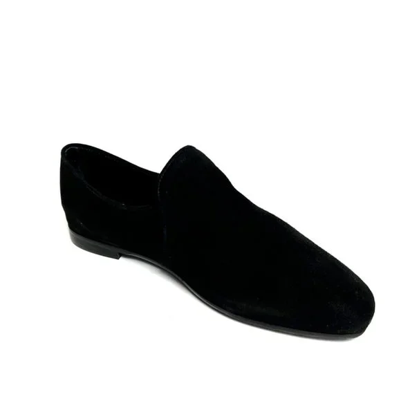 Aquatalia Womens Revy Slip On Loafer Black Size 6 M Flats & Loafers